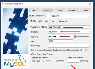 Koneksi VB.Net ke MySql Database Online